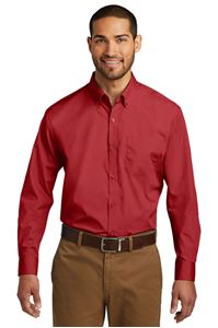 Picture of W100 PORT AUTHORITY® LONG SLEEVE CAREFREE POPLIN SHIRT