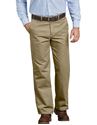 Picture of WP314 DICKIES PREMIUM COTTON FLAT FRONT PANTS - KHAKI